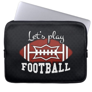Lass Football Laptop Sleeve spielen