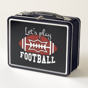 Lass Football Metall Brotdose