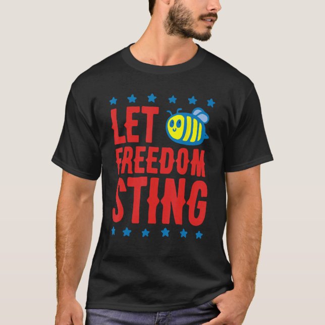 Lass Freedom Sting Apparel T-Shirt (Vorderseite)