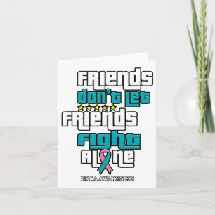 Lass Friends Brca-Bewusstsein Karte