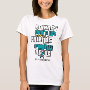Lass Friends Brca-Bewusstsein T-Shirt