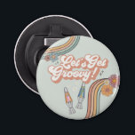 Lass Get Groovy Birthday Party Fevor Flaschenöffner<br><div class="desc">Lass's Get Groovy! Feiern Sie Ihren Geburtstag oder Ihre Babydusche stilvoll mit dieser Retro-, 70er-bedruckbaren Party-Kollektion! Dieses unterhaltsame und funky Design besticht durch seine beeindruckenden Blumenmuster und eine lebhafte Farbpalette, die durch das symbolträchtige Jahrzehnt der Ruhe, Liebe und Zufriedenheit inspiriert wird. Apples Lass mir zu helfen, Ihr nächstes Party zu...</div>