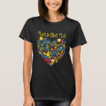 Lass Get Lit Happy Hanukkah Chanukah T-Shirt<br><div class="desc">Lass Get Lit Happy Hanukkah Chanukah Heartorah Candles</div>