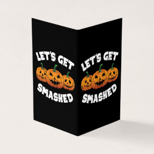 Lass Get Smashed Pumpkins Kürbislaterne Halloween