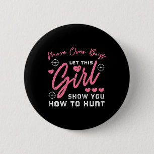 Lass Girl Show you How to Junting Jägermädchen Button