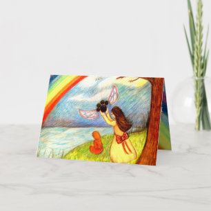 "Lass Go" Beileid-Karte auf Verlust des Begleiters Karte