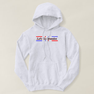 Lass Go Brandon FJB Red White Blue Stars Lt Hoodie