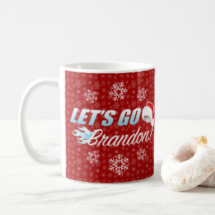 Lass Go Brandon Funny Christmas Kaffeetasse