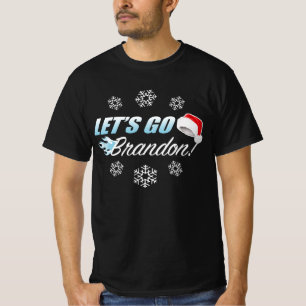 Lass Go Brandon Funny Christmas T-Shirt