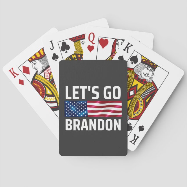lass Go Brandon lasse Brandon Spielkarten (Rückseite)