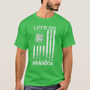 Lass Go Brandon St Patricks Day Irish American Fla T-Shirt
