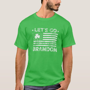 Lass Go Brandon St Patricks Day Irish American Fla T-Shirt