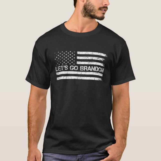 Lass Go Bransdon Brandon USA Flag T-Shirt (Vorderseite)