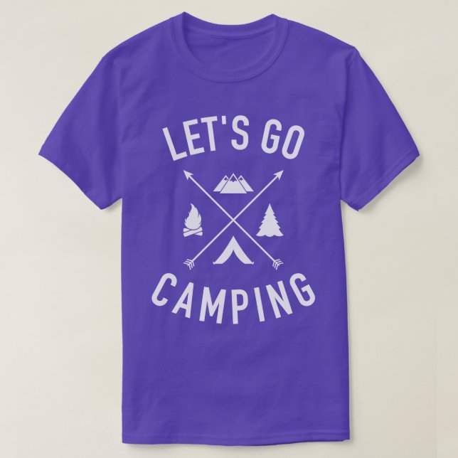 Lass Go Camping T-Shirt (Design vorne)