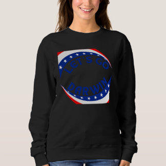 Lass Go Darwin Lass Go Darwin Girl Us Flag Pul Sweatshirt