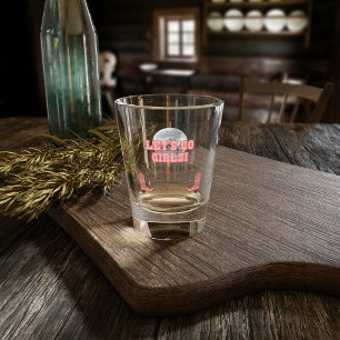 Lass Go Girls Disco Cowgirl Junggeselinnen-Abschie Schnapsglas