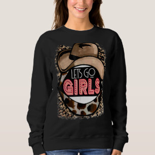 Lass Go Girls Vintag Western Country Cowgirl Boot Sweatshirt