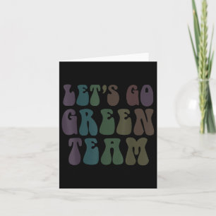 Lass Go Green Team Retro War Game 60er Summer Camp Karte