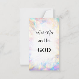 *~ LASS GO Inspirational Kindness AP62 Note Card Mitteilungskarte