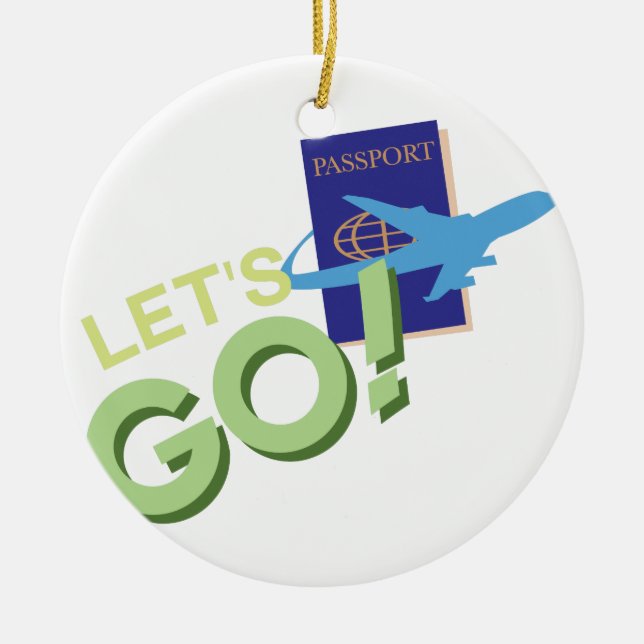Lass Go Keramikornament (Vorne)