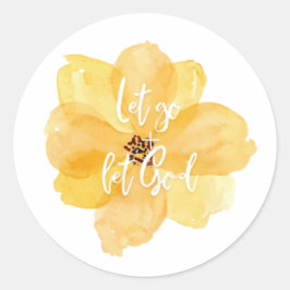Lass Go Lasse Gottes Christentum Glaubensbibel Jes Runder Aufkleber