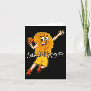 Lass Go Nuggets - Chicken Nugget Bysketbyll Player Karte