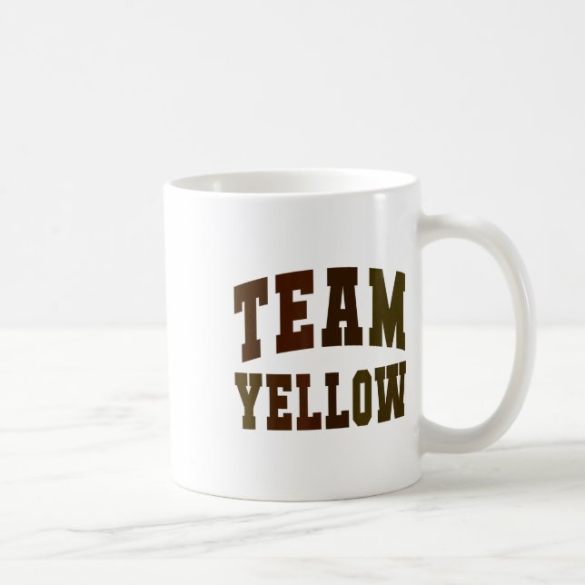 Lass Go Team Yellow Summer Camp War Game School Sp Kaffeetasse (Rechts)