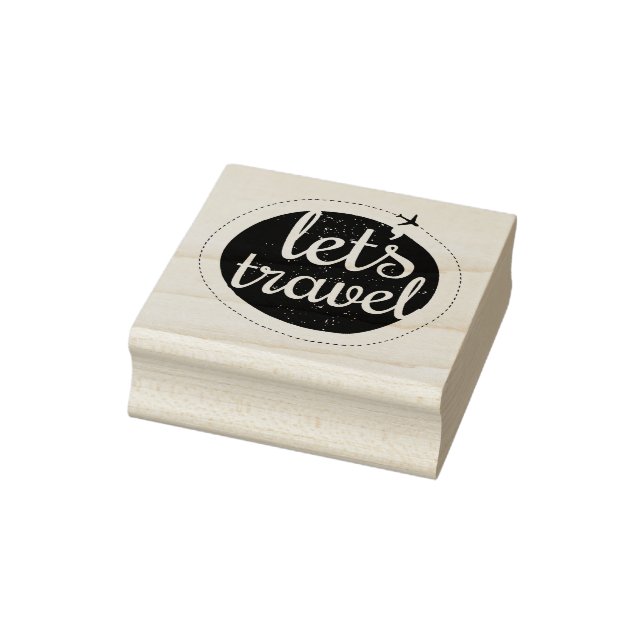 Lass Go Travel Gummistempel (Stempel)