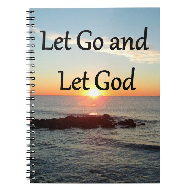 LASS GO UND LASS GOTT SUNRISE FOTO NOTIZBLOCK (Vorderseite)