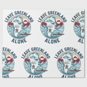 Lass Grönland in Ruhe Geschenkpapier