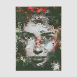 Lass - Grunge Style Seidenpapier