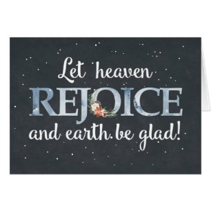 Lass Heaven Freude Weihnachten Poinsettia auf Schw