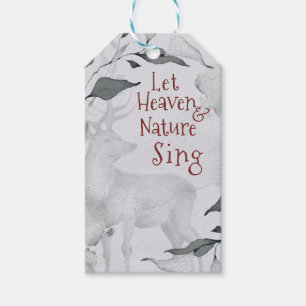 Lass Heaven & Nature Sing, Weihnachtslied Geschenkanhänger
