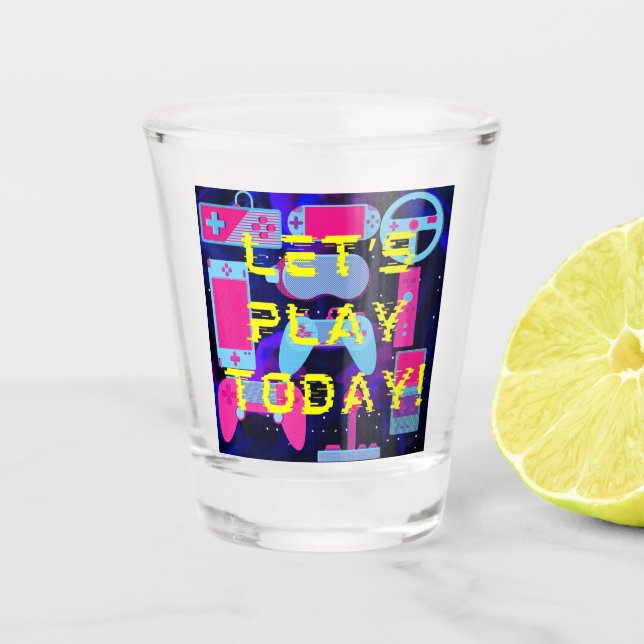 Lass heute schnapsglas (Vorderseite)