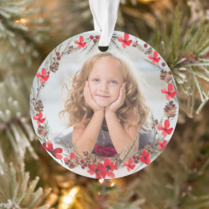 Lass Himmel und Natur Sing - Personalisiertes Foto Ornament