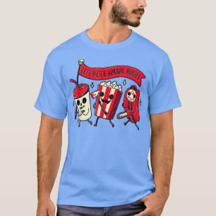 Lass Horror Movies Funny Halloween Mitternacht T-Shirt