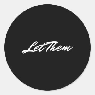 Lass ihnen besten Rat Runder Aufkleber