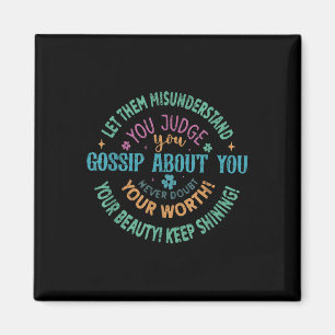 Lass ihnen, du würdest dich für geistige Gesundhei Magnet