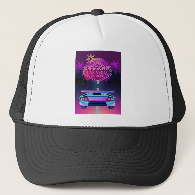 lass in Vegas Truckerkappe (Vorderseite)