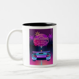 lass in Vegas Zweifarbige Tasse