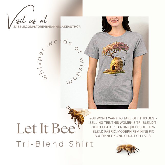 'Lass It Bee' Tri-Blend Shirt (Von Creator hochgeladen)