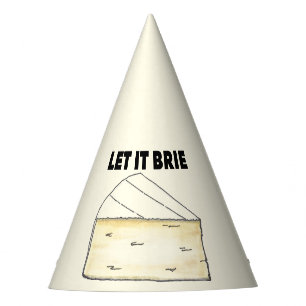 LASS IT BRIE (BE) Funny Brie Cheese Feinschmecker Partyhütchen