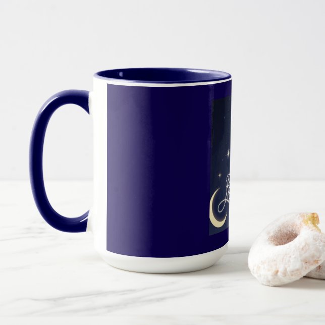 Lass it go Falling Star Galaxy Tasse - Inspiration (Mit Donut)