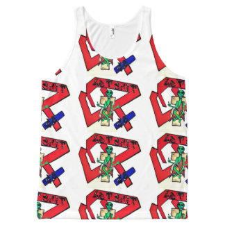 LASS IT GO KOMPLETT BEDRUCKTES TANKTOP