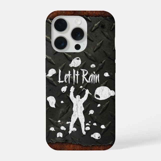 Lass It Rain (Hockey) iPhone Hülle (Rückseite)