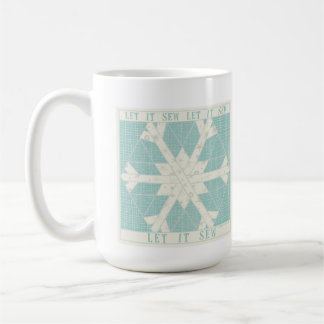 Lass It Sew Keramik Tasse für Quilters und DIYer