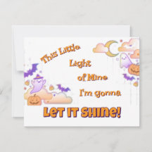 Lass It Shine Christlich Halloween Einladung