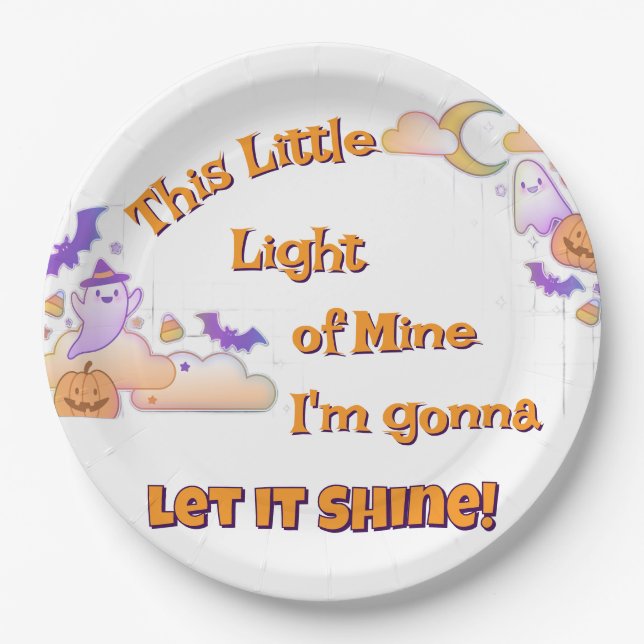 Lass It Shine Christlich Halloween Paper Teller (Vorderseite)