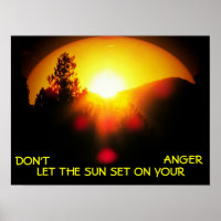 Lass kein Sun-Set auf deinem Ärger
