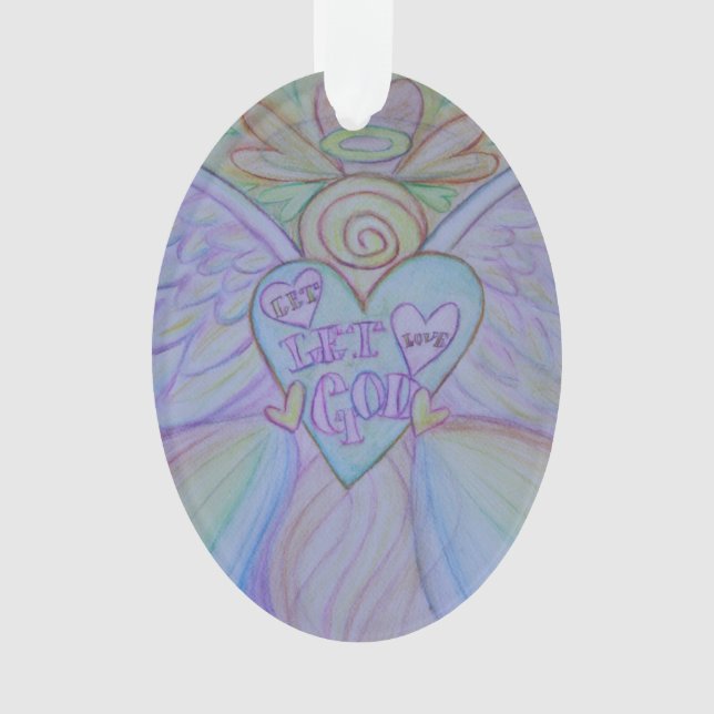 Lass Liebe, Lass Gottes Engel Ornament (Vorderseite)